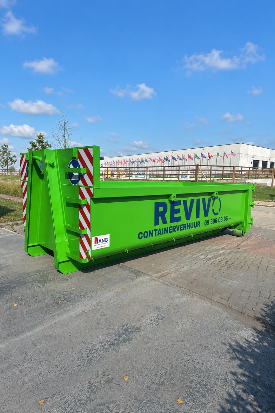 Groene Revivo afzetcontainer