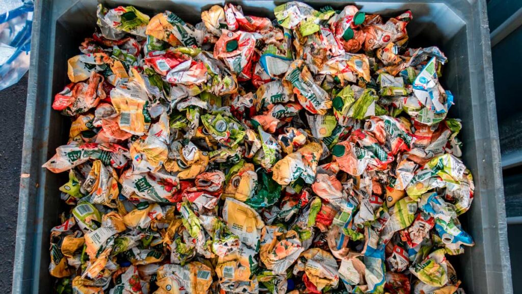 Droog recycleerbaar bedrijfsafvalstoffen